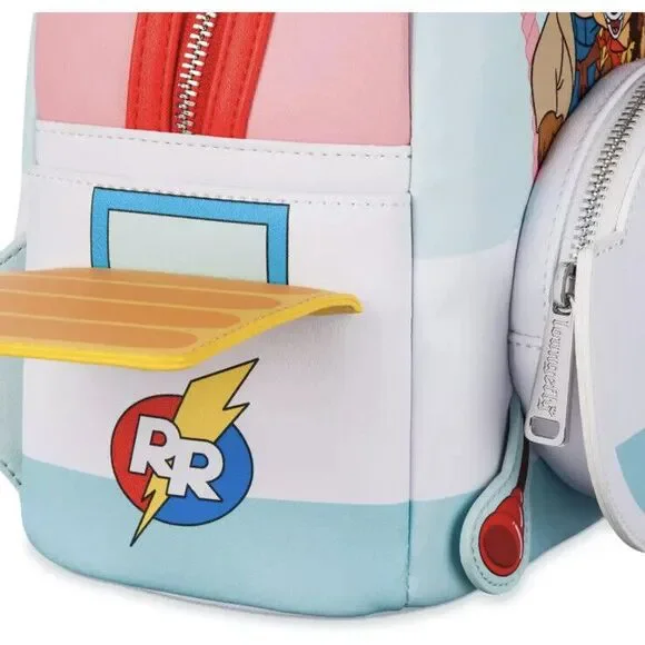 DISNEY PARKS 100 LOUNGEFLY BACKPACK RESCUE RANGERS CHIP & DALE NEW A60 - Picture 3 of 4